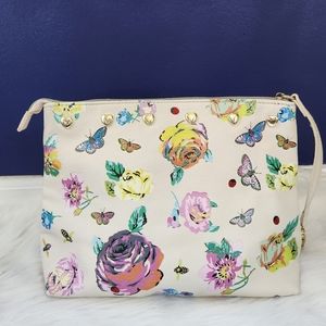 Betsy Johnson butterfly clutch bag